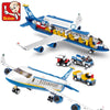 463-teilige City-Flugzeugbausteine
