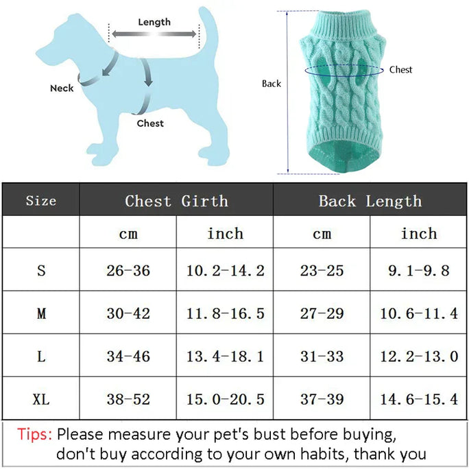 Winter coltrui voor honden