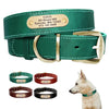 Personalisiertes Hundehalsband aus Leder